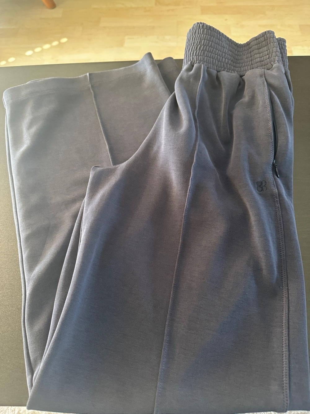 Sweaty Betty Dark Blue/Gray Straight wide leg lounge Pants